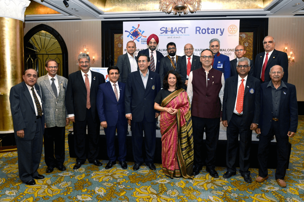 at the Installation Event of Rotary Club of Bombay Mid-Town at the Ball Room of The Taj Mahal Hotel, Mumbai  