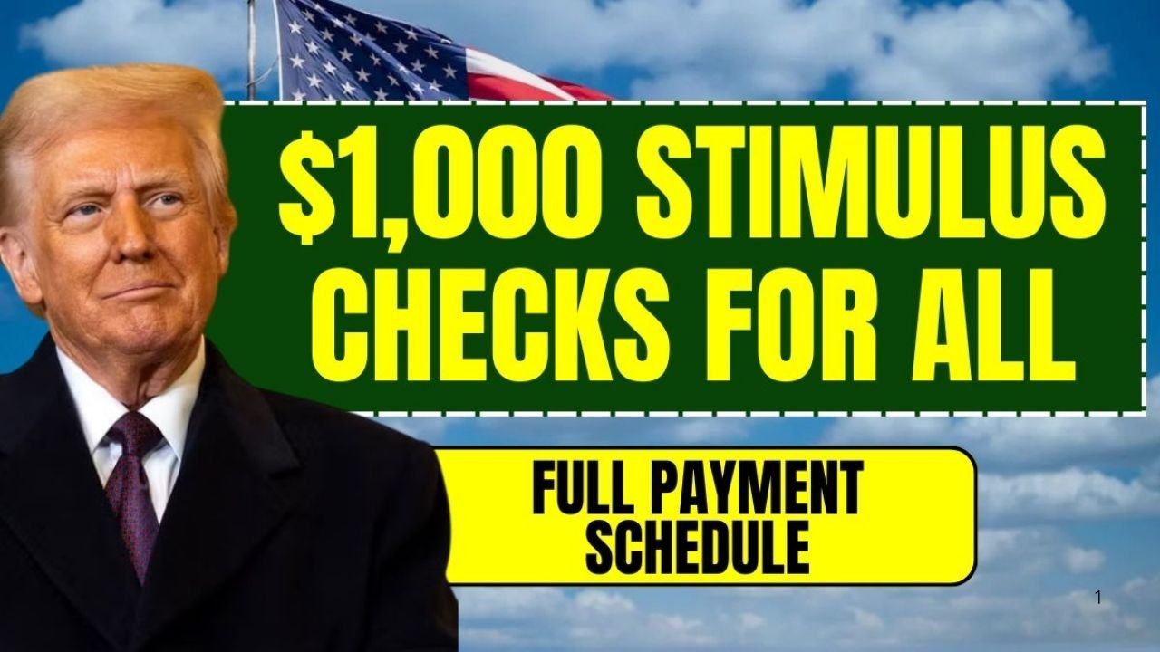 $1,000 Stimulus Checks for All in 2025: Full Payment Schedule and What Seniors Should Know
