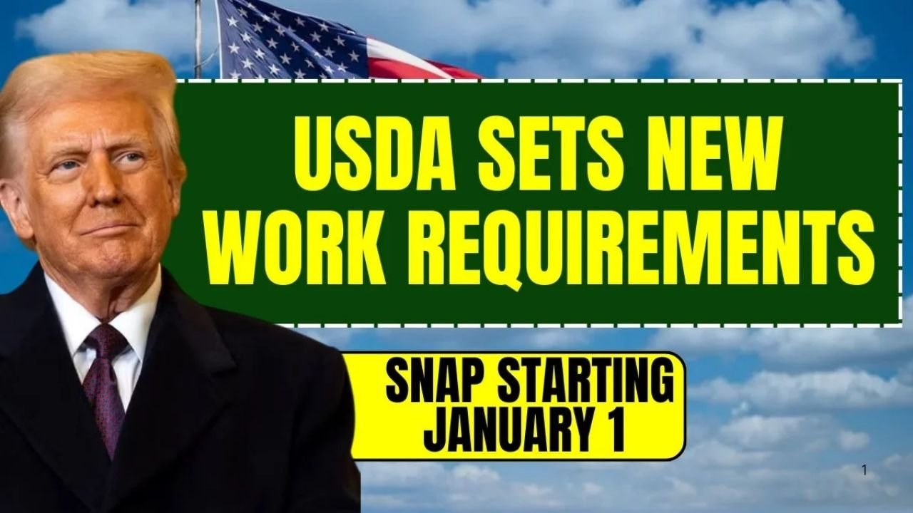 USDA Sets New Work Requirements for SNAP Starting January 1 Nationwide